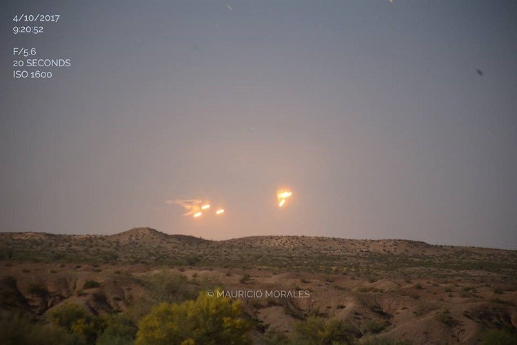 The lights kept reappearing The lights kept reappearing